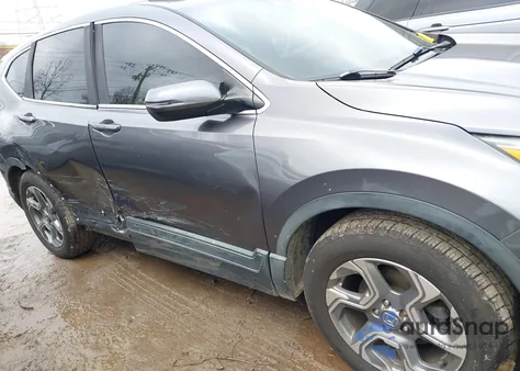 2018 Honda Cr-V Ex-L/Ex-L Navi из США, поврежденный, VIN 7FARW1H8XJE010922